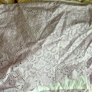 Pottery Barn Kids crib skirt